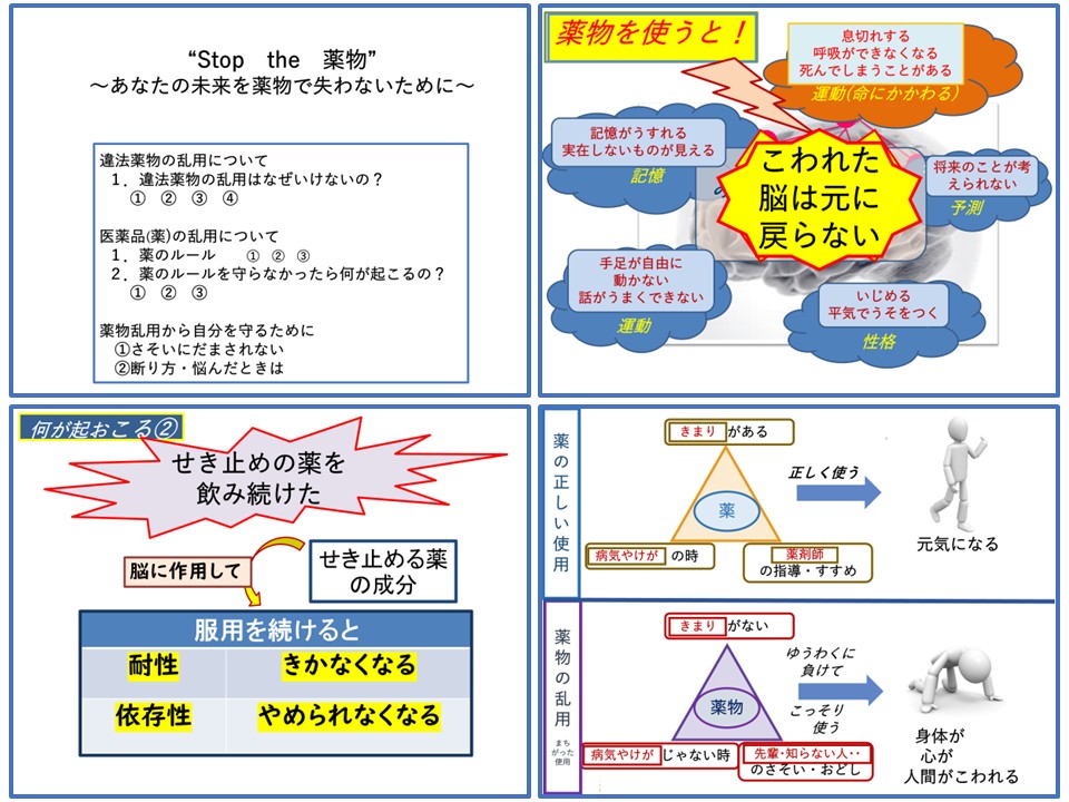 あなたの未来を薬物で失わないために(中学校)